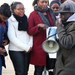 Concentració de ciutadans senegalesos a Martorell