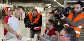UGT revalida la majoria absoluta a la planta de SEAT a Martorell Eleccions sindicals a SEAT. Foto: ACN