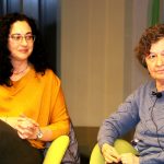 La regidora Míriam Riera i l'escriptora Maria Barbal