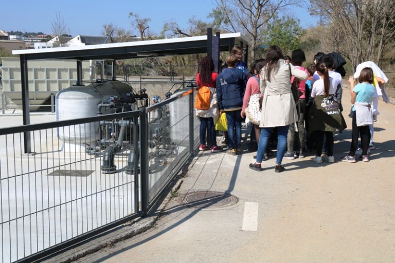 Escolars celebren el Dia Mundial de l’Aigua visitant l’estació potabilitzadora
