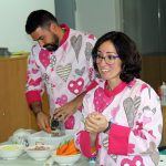 Tallers de cuina del Fem Vila. Setmana del Comerç. Fran del Castillo i María Sánchez
