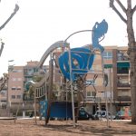 Jocs temàtics al passeig de Catalunya. Foto: Míriam Moreno