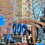 Jocs temàtics al passeig de Catalunya. Foto: Míriam Moreno