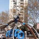 Jocs temàtics al passeig de Catalunya. Foto: Míriam Moreno