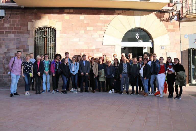 L’Institut Joan Oró rep una delegació d’estudiants alemanys d’intercanvi