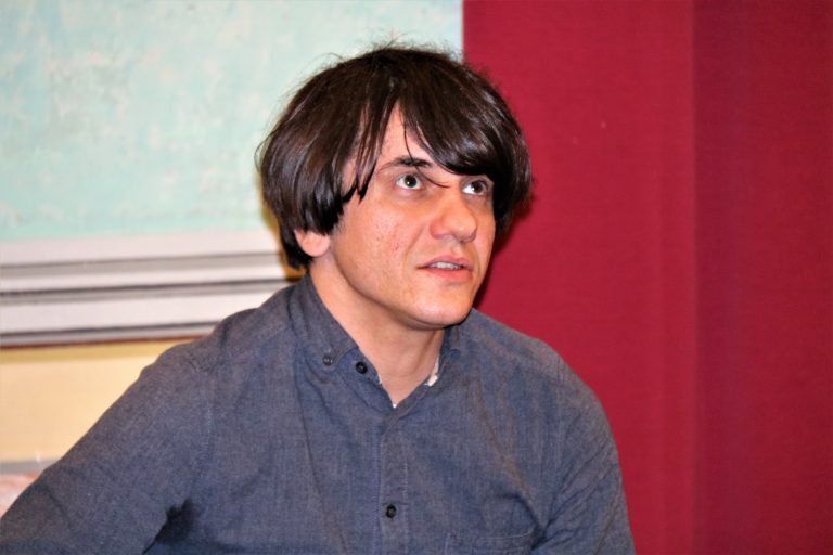 Joan Colomo ofereix una classe magistral a l’Escola de Música, abans del concert de dissabte