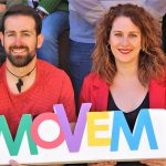 Xavier Sáez de Cortázar, número 1, i Laura Ruiz, número 2 Movem Martorell