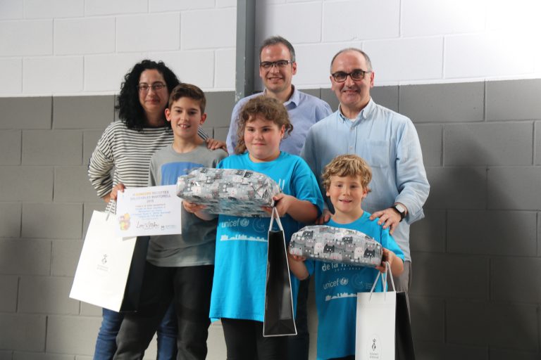 Iu Espinal, Ona Espinal, Amina Lahmidi, Adrià Escolano i Alexis Álvarez guanyen l’11è Concurs de Receptes Saludables
