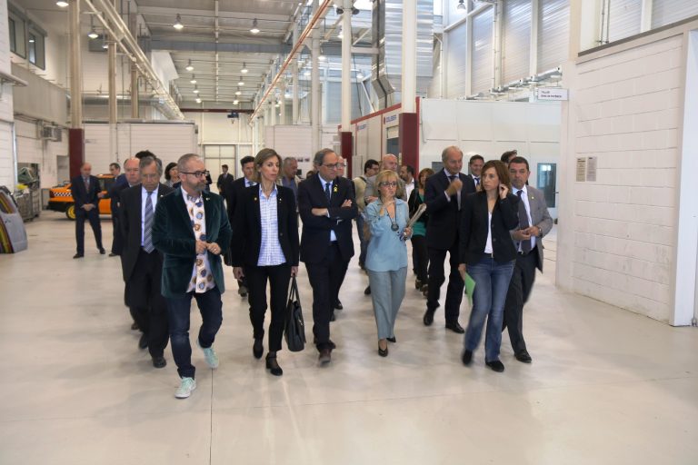 Quim Torra: “El Centre de Formació Professional d’Automoció de Martorell tirarà endavant amb ambició”