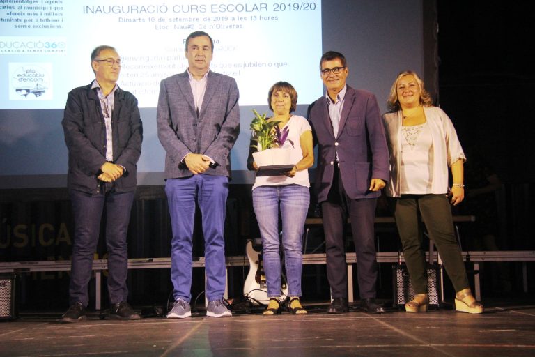 Reconeixement a la tasca dels docents en l’acte de benvinguda del nou curs escolar