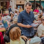 El regidor de Cultura, Andreu González, a la Trobada de Puntaires