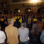 Concentració de rebuig a la sentència del procés