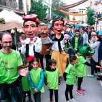 Capgrossos i Flabiolaires dels 4 Dracs, a la 35a Festa del Flabiol d'Arbúcies (Foto: Joan Carles Ambrojo)