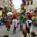 Capgrossos i Flabiolaires dels 4 Dracs, a la 35a Festa del Flabiol d'Arbúcies (Foto: Joan Carles Ambrojo)