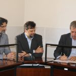 Signatura del conveni entre la Fundació Arc de Sant Martí i Sorea