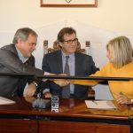 Signatura del conveni entre la Fundació Arc de Sant Martí i Sorea