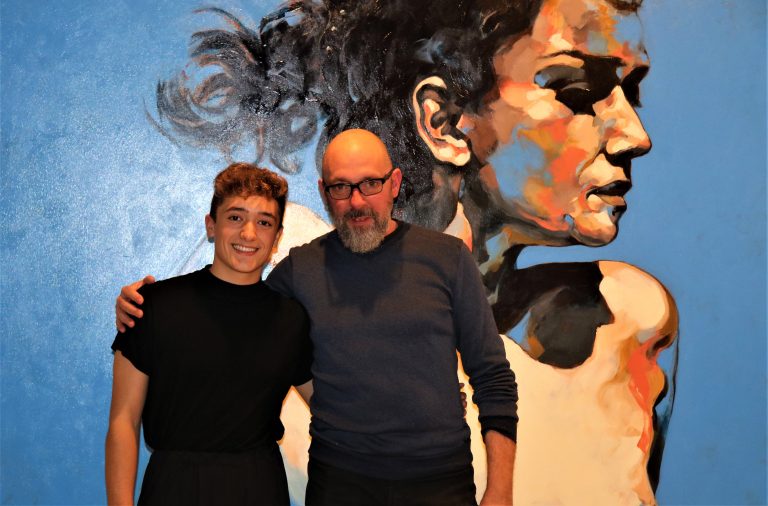 La dansa contemporània de Blai López i la pintura de Josep Xaus es fusionen a l’Espai Muxart
