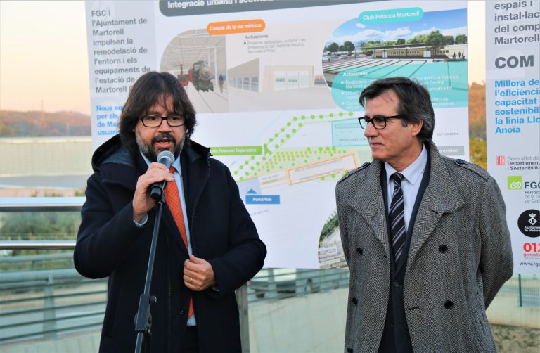 FGC i l’Ajuntament remodelen l’entorn i els equipaments de les estacions de Martorell