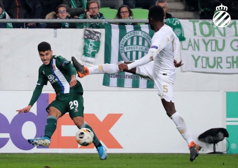 El martorellenc Moha Ezzarfani debuta amb el primer equip del RCD Espanyol en l’Europa League