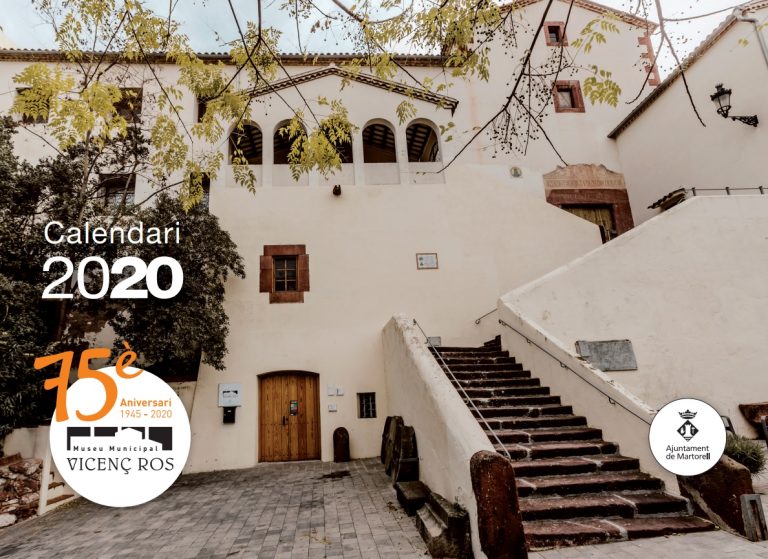 L’Ajuntament de Martorell dedica el calendari 2020 al 75è aniversari del Museu Vicenç Ros