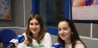 Abril Castillo i Mònica Venteo, alumnes 4t d'ESO Col·legi La Mercè