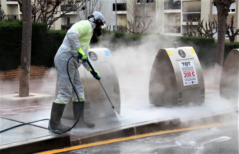 L’Ajuntament potencia els serveis de neteja i desinfecció com a prevenció pel coronavirus