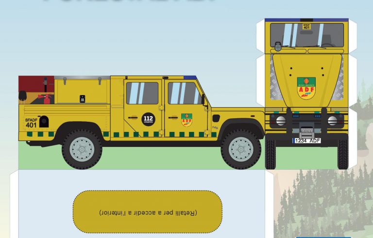 L’ADF Martorell proposa un retallable dels seus vehicles per distreure els infants