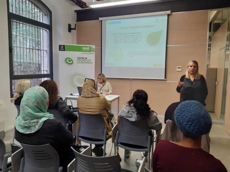 ‘Ocupa’t Dones’ ajuda a trobar feina a 18 participants i les acompanya en temps de la COVID