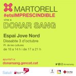 Donació de sang 3 d'octubre 2020. Espai Jove