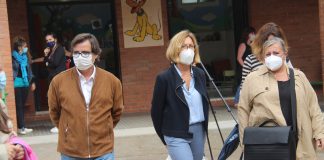 L’alcalde visita les escoles per conèixer sobre el terreny el funcionament dels protocols COVID
