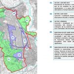 Mapa del PDU del Baix Llobregat Nord (2020). Sectors de desenvolupament econòmic