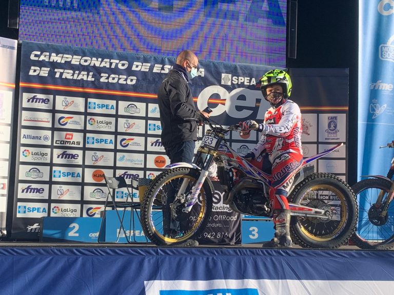 Genís Forns acomiada el 2020 amb la darrera prova del campionat estatal de trial