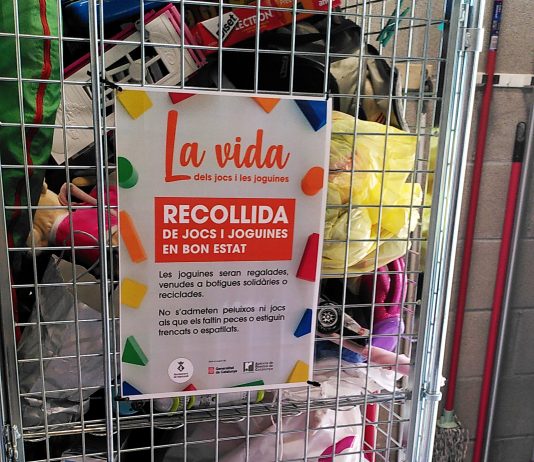 La Deixalleria Municipal habilita un punt de recollida per donar una segona vida a les joguines