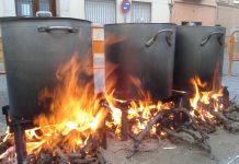 Olles a punt al barri Rosanes per fer diumenge l’escudella barrejada de Santa Llúcia