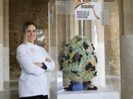 La proposta de la Pastisseria Grau, la més votada pel públic de l’exposició ‘Gaudí en xocolata’