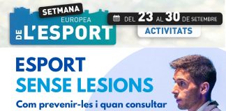 La FHSJDM participarà en la Setmana Europea de l’Esport amb la xerrada ‘Esport sense lesions’